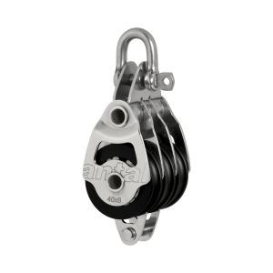 40mm SS Block - Triple w/ Becket